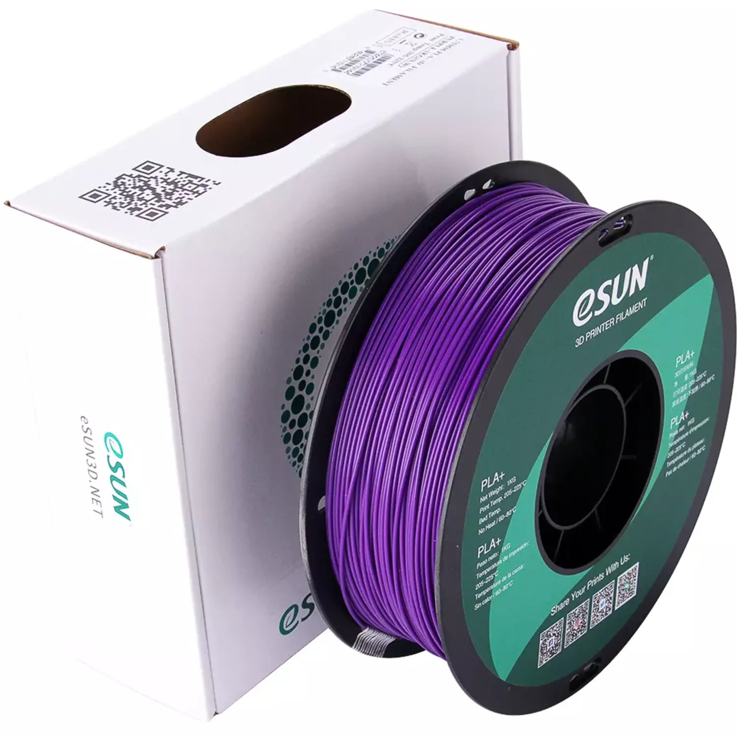 Esun Plaplus Filament, Purple, 1.55 Kg