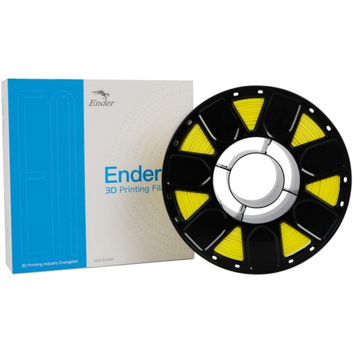 [109894440023] Creality Ender PLA 3D Printer Filament 1.75mm Overhang Performance Strong Bonding Dimensional Accuracy +/-0.02mm Environmental Material 2.2lbs  Yellow